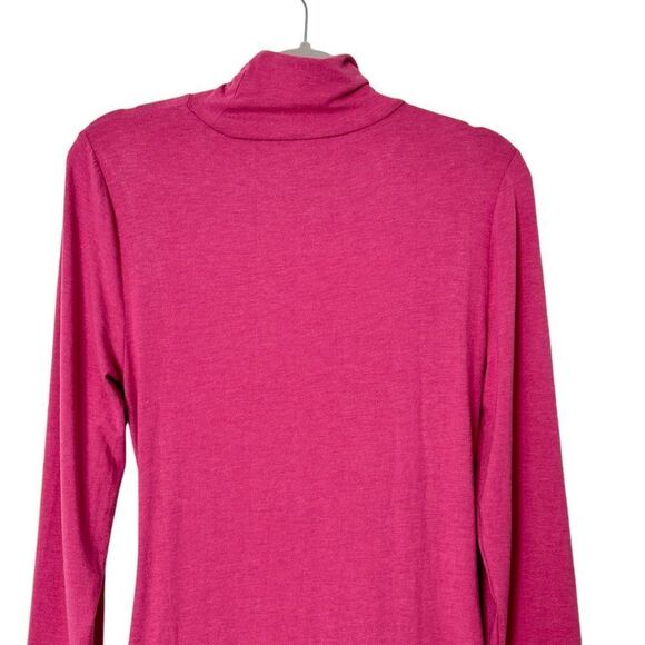 Anthropologie Daily Practice Pink Ruched Midi Dress | Size L - Picture 9 of 10